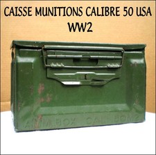 US WWII WW2 Caisse munitions