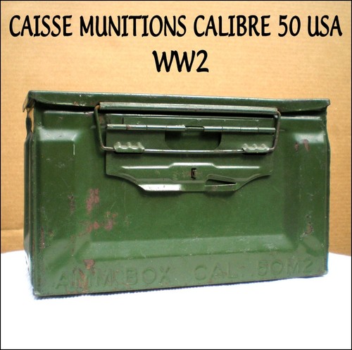 Wwii ww2 caisse munitions - us,