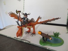 PLAYMOBILS DRAGON PLUS CONDUCTEUR ET CATAPULTE LOT N°4 PARFAIT ETAT