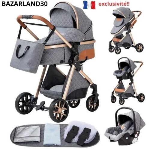 Poussette 1 bébé - 3,