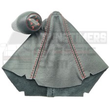 Pommeau levier de vitesse 205 GTI BE3 avec soufflet en cuir noir