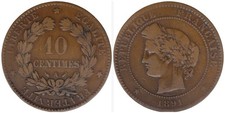10 Centimes Cérès 1891 A
