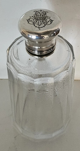 Flacon parfum argent et - de,