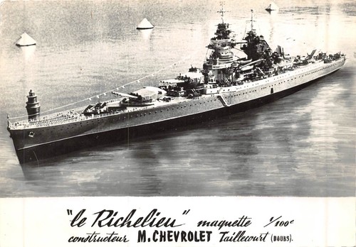 Cpsm richelieu maquette - richelieu",