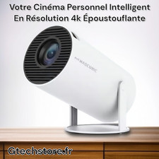 Vidéoprojecteur 4K Android 11, WiFi 6, Bluetooth 5.0, 1080P, 260 ANSI lumens