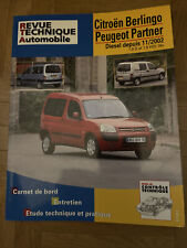 revue technique automobile Citroën berlingo Peugeot partner