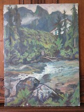 Paysage Alpes Dolomiti tableau