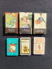 Lot 3 Jeux Cartes Divinatoires Lo Scarabeo Neufs Sibilla Lenormand Oracolo