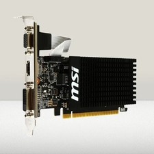 MSI NVIDIA GeForce GT 710 2Go PCIE DVI/VGA/HDMI Silencieuse