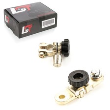 2X Batterie De Voiture Séparateur Isolateur Avec Bouton Rond Noir Pour TOYOTA