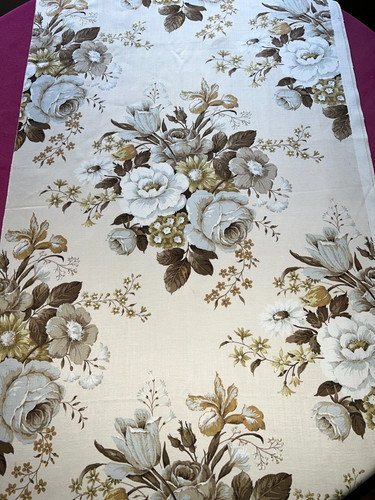 Tissu vintage coton - , satiné
