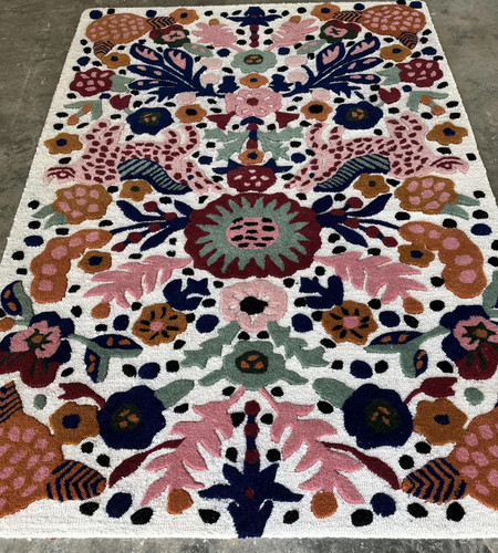 Tapis laine touffeté la - en, à