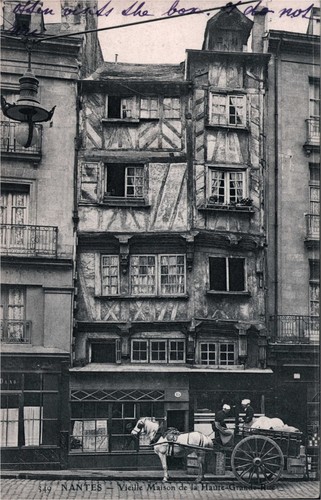 Cpa nantes vieille - cpa, maison