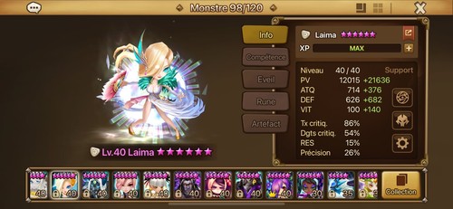 Compte summoners war europe - summoners, 87