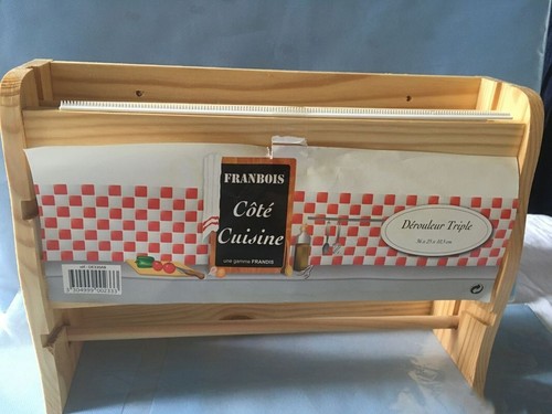 Derouleur triple pour cuisine - derouleur,
