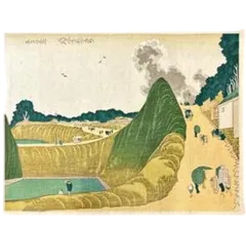 Ancienne estampe japonaise sur