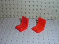 Siege LEGO TRAIN Red minifig seat 4079 / Set 7893 4511 4554 6597 10159 7997 4561