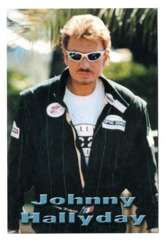 Johnny hallyday carte postale - johnny,