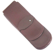 AUTHENTIQUE ETUI CUIR MONTBLANC bordeaux POUR STYLOS MODÈLE 3 PLACES Q301