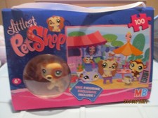 Petshop Blister Puzzle 100 pièces + Figurine exclusive Chien Epagneul  / Neuf 