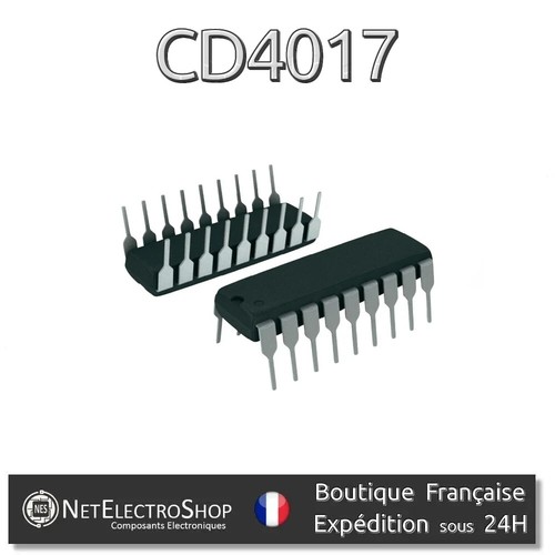Compteur décades cd4017 - décades,