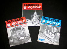 SCIENCES ET JEUX 3 PREMIERS ET SEULS NUMEROS 1952 - 1953 MODELISME PLAN MAQUETTE