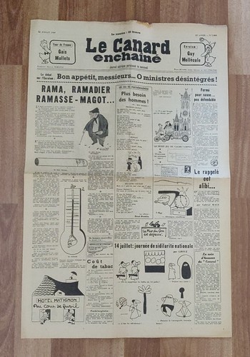Canard enchaîné 1864 - le, n°1864