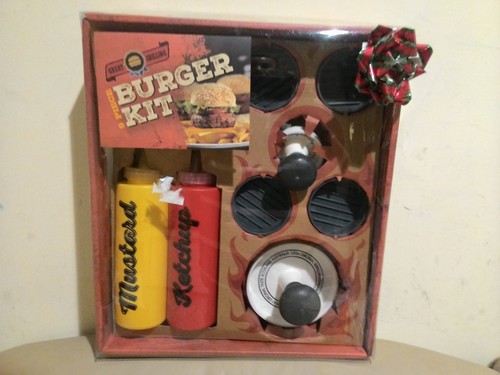 New 9pc burger kit great - kit, by