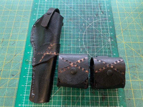 Leather remington 1858 - leather,