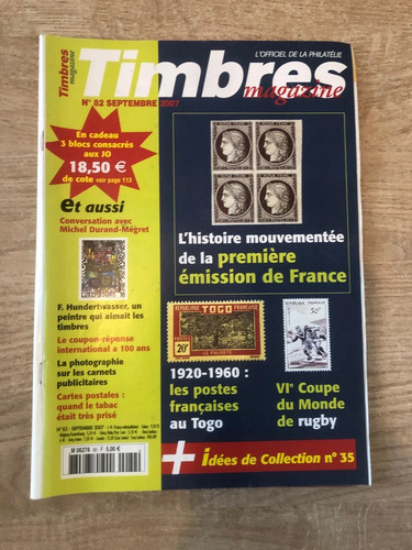 Revue timbres magazine - timbres, n°82
