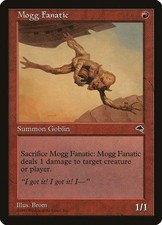 RUSH ENGLISH 4x Tempête - Mogg Fanatic [EX/NM] MTG magic TMP
