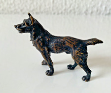 Ancienne figurine chien en bronze - type bronze de vienne