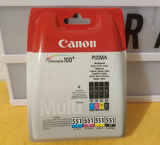 ★ lot CANON 551 multipack 4x cartouche encre noir couleur blister original