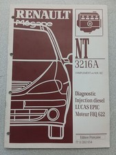 Rta Revue Manuel Technique Renault  Mégane Moteur F8q 622 Lucas Epic Injection D