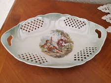 Plateau ovale ajouré en