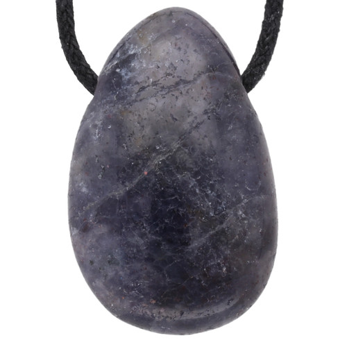Pendentif iolite goutte - pendentif, en