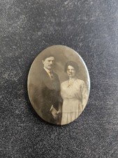 Miroir de poche - Photo Ancienne