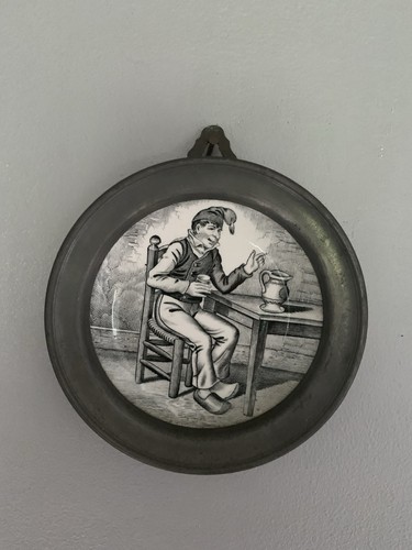 Assiette décorative etain - décorative,