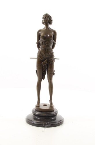 Sculpture bronze femme le - bronze,