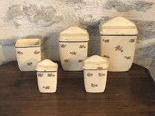 Série de 5 anciens pots à