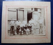 Maréchal Ferrant Paris Belleville Photo c1890 Métier Photographe VALET Artisanat