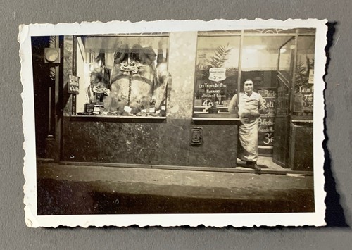 Photo ancienne boucherie - ancienne,