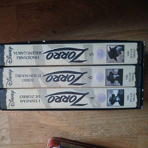 Vhs coffret zorro de - zorro,