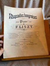 Franz Liszt Rhapsodie hongroise n°11 partition piano éditions Schlesinger