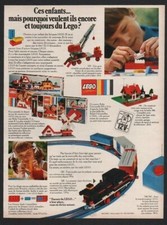 publicite 1969 jeux construction LEGO system montage construction moulin a vent