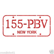 Pochoir de plaque d'immatriculation de voiture New York pour la fabrication d...