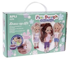 [Ref:014499] APLI Boite 3 petites poupées à habiller en pâte Fun Dough
