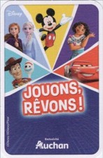 Cartes jouons rêvons disney - cartes,