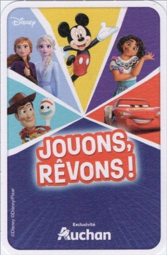Cartes jouons rêvons disney - jouons,
