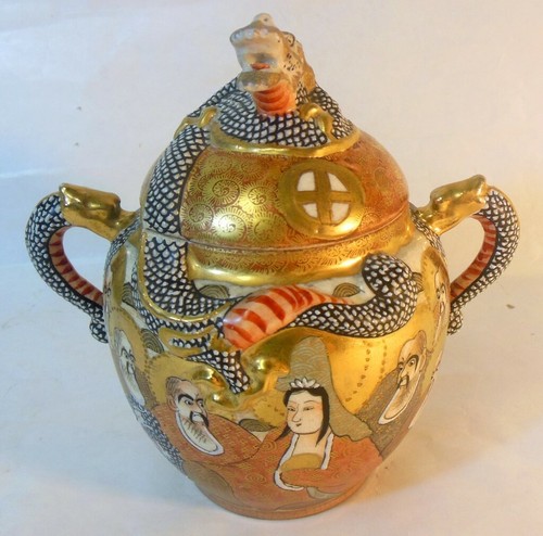 Antique signed japan satsuma - antique,